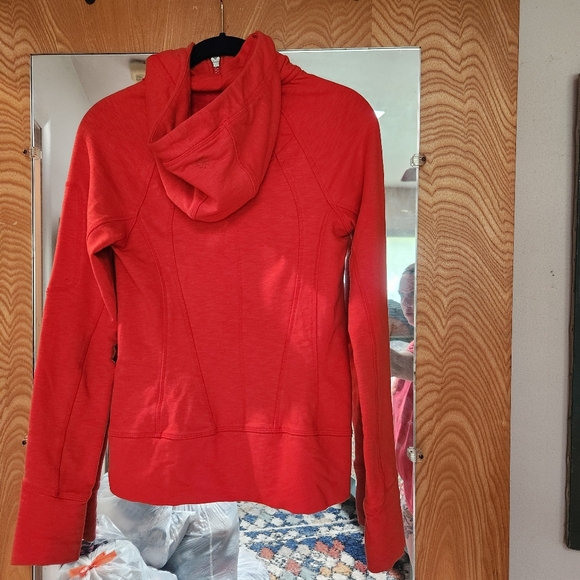 Athleta Zip Up Hoodie, Full Length XXS, red - Picture 10 of 12